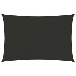 Voile toile d'ombrage parasol tissu oxford rectangulaire 2 x 4,5 m anthracite 02_0009616