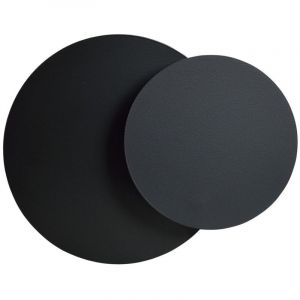 Applique Circle, Noir, 22x20x13 Cm