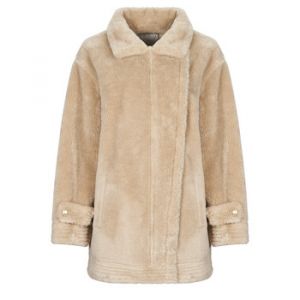 Guess Manteau LS ELISABETTA SHEARLING COAT Beige - Taille EU S,EU M,EU L,EU XL
