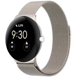 Imoshion Bracelet magnétique milanais Google Pixel Watch 3 - 45 mm - Lumière étoilée