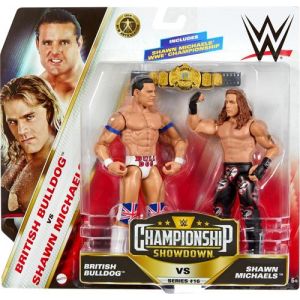 Mattel Figurine wwe championship Series 16 British Bulldog et Shawn Michaels