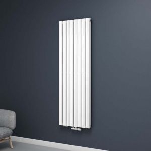 Mai&mai - Radiateur à Eau Chaude Mural Chauffage Central 180x61cm Radiateur Blanc Vertical en Acier Double Couche fv