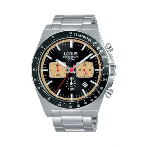 Image de Lorus Homme Chronographe Quartz Montre avec Bracelet en Acier Inoxydable RT351GX9