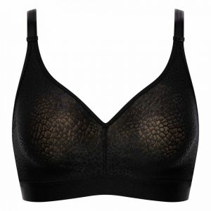 Chantelle C Magnifique Full Bust Wireless Soutien-Gorge Couverture Totale, Noir, 100E Femme