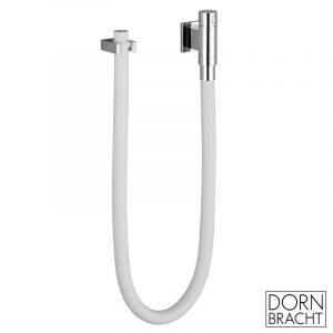 Dornbracht Performing Water WaterTube Kneipp coude de raccordement mural avec vanne, avec support de tuyau, 27821979, Coloris: chrome - 27821979-00