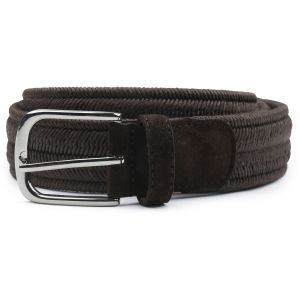 Profuomo Ceinture tissée Waxed Marron taille 115