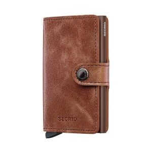Secrid Mini Vintage Portefeuille marron