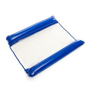 Innova Goods Hamac d'Eau Flottant Double pour Piscine Twolok bleu/blanc