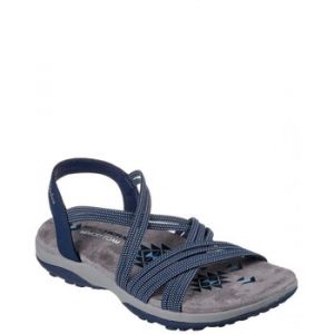 Skechers Pour femme. Sandales Reggae Slim - Turn It Up marine