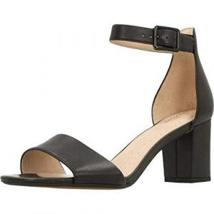 Image de Clarks Deva Mae cuir Femme-36-Noir