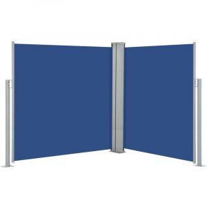 VidaXL Auvent latéral rétractable Bleu 140 x 600 cm