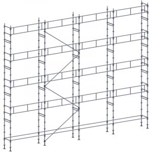 Image de Echafaudage façadier 130 m² garde-corps