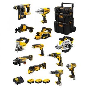 Dewalt Kit DWK1202 (DCD796+DCH273+DCG405+DCF887+DCF899H+DCS331+DCS391+ DCS355+DCP580+DCS369+DCL050+DCF620+3x5,0Ah+DCB115+Caddy)