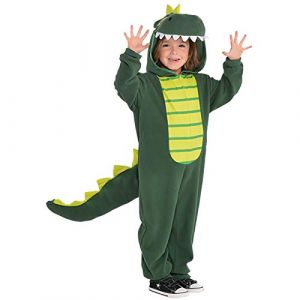 Amscan 9902082 D&eacute;sguisements Dinosaure &agrave; Fermeture &Eacute;clair Pour Enfants 3-4 Ans