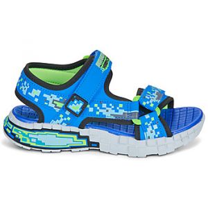 Skechers Sandales enfant MEGA-SPLASH 4K Bleu - Taille 36,37,27,28,29,30,31,32,33,34,35
