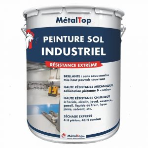 Peinture Sol Industriel - Noir de sécurité - RAL 9004 - Pot 1L
