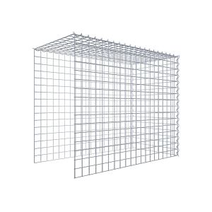 Gabion sur toile type 4 100 cm x 80 cm x 50 cm (L x H x P), maille 5 cm x 5 cm, spirale