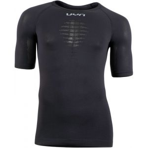 UYN Man Energyon Uw Shirt Short Sleeves Black T-shirts respirants Homme