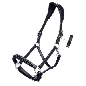 Licol pour cheval anatomique à double verrouillage cuir Equiline