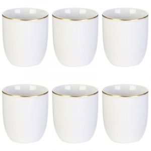 T e en porcelaine liseré doré 18 cl