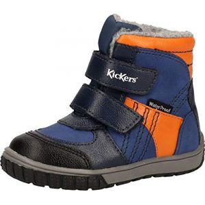 Kickers Sitrouille WPF, Boots Garçon, Bleu, 24