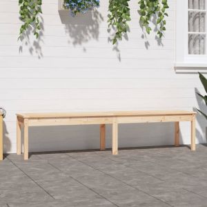 VidaXL Banc de jardin à 2 places 203,5x44x45 cm bois massif de pin