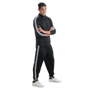 Ruedelafete Survêtement Rappeur banlieue Noir, taille L