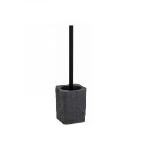 Image de Wenko Brosse WC design pierre Villata - Gris anthracite