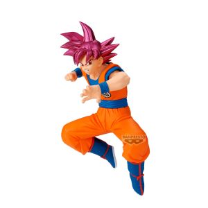 Banpresto Figurine d'action Goku Super Saiyan God (Vs Beerus) Dragon Ball Super - Match Makers 12 cm - Multicolore BP29200P - Figurine à Collectionner - Optimal pour Les Fans d'Anime