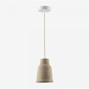 Plafonnier Sainza En Terre Cuite Tapioca Beige Ø14 Cm