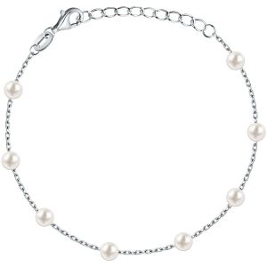 Cleor Bracelet en argent 925/1000 et pierre de synthèse