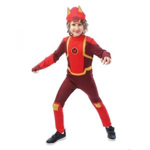 Ruedelafete D&eacute;guisement enfant Petronix™ Matt rouge taille 7/9 ans