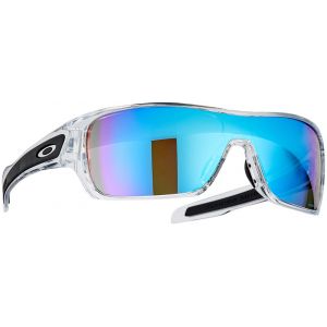 Oakley Turbine Rotor Lunettes de soleil Homme, transparent/bleu Lunettes