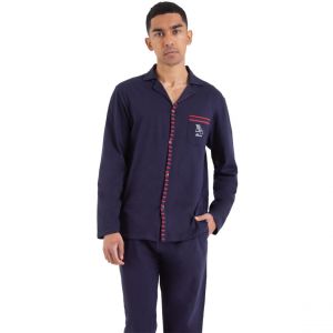 Athena Pyjama long ouvert homme Rayures