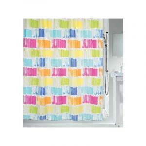 Image de Spirella Rideau de douche Polyester PITTORE 240x180cm Multicolor - Multicolor