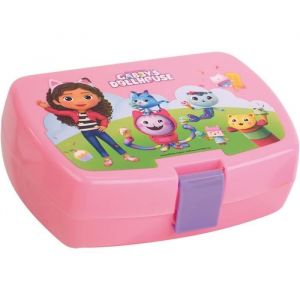 Fun House GABBY ET LA MAISON MAGIQUE BOITE GOUTER POUR ENFANT H.6,5 x L.17 x P.13,5 cm, Rose