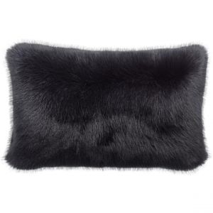 Declikdeco Coussin recyclé Nolan Caviar
