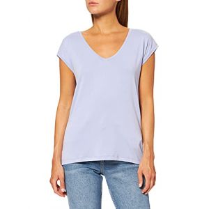 Pieces PCKAMALA Tee Noos BC T-Shirt, Pale Iris, S Femme