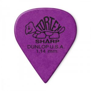 Dunlop 412P114 - TORTEX SHARP GUITAR PICK 1,14MM X 12