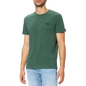 Superdry T-shirt à Manches Courtes Vintage Logo Embroidered S Tidal Blue Spacedye
