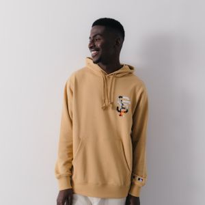 Champion Hoodie Picture Sf Mlb Beige