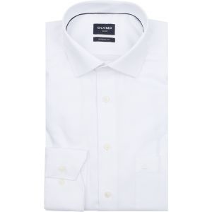 Olymp Chemise Luxor Diamond Structure Blanche Blanc taille 41