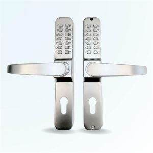 Image de PROCODE Serrure &agrave; code m&eacute;canique bt07 double - changement du code sans d&eacute;montage - argent