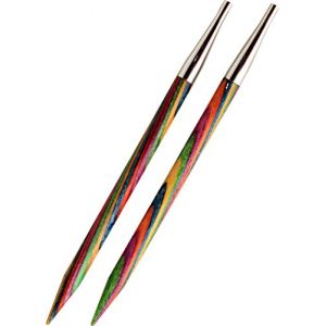 Image de Knitpro KP20408 Aiguilles Circulaires Interchangeables Fixes, Bois, Multicolore, 22 x 0,7 x 6,5 cm