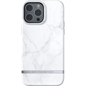 Richmond & Finch Coque iPhone 13 Pro Max Marbre blanc