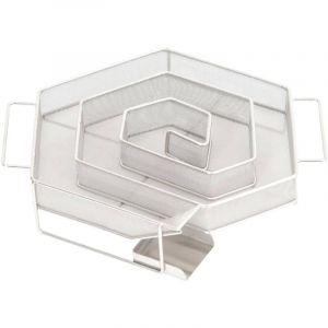 VidaXL Générateur de fumée froide 6 côtés 22,5 cm acier inoxydable