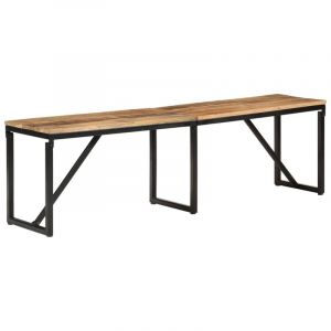 VidaXL Banc 160x35x46 cm bois massif de manguier