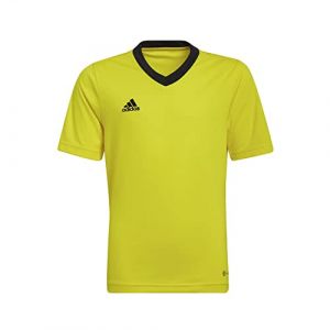 Adidas T-shirt d'Entraînement Entrada 22 - Jaune/Noir Enfant, pointure 116 cm - Jaune - Taille 116 cm