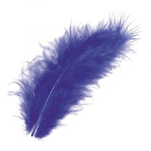 KNORRprandell 6619355 Marabu Plumes Bleu 10 cm