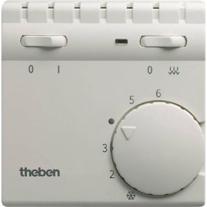 Image de Theben THERMOSTAT AMBIANCE 1NO + MARCHE ARRET + ABAISSEMENT +LAMPE RAM 707 (7070001)